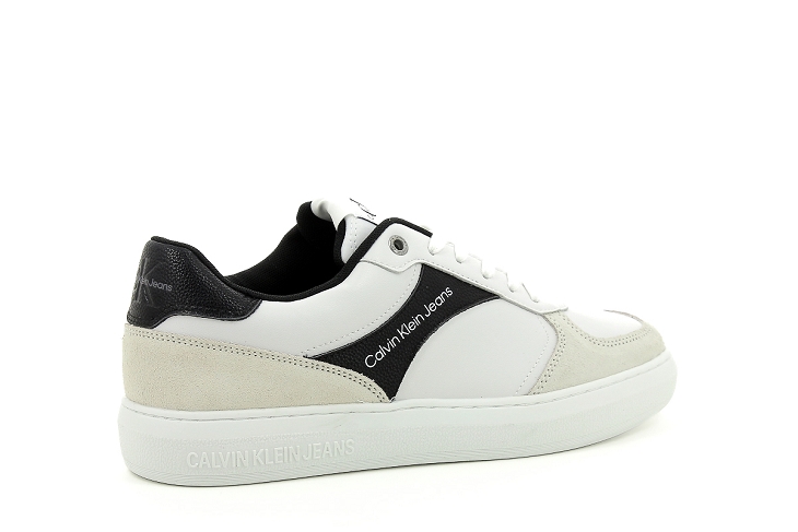 Calvin klein sneakers cupsole lace up low su blanc4079201_4