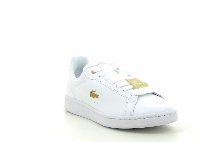 Lacoste sneakers carnaby pro bl metallic blanc