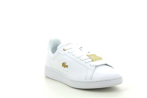 Lacoste sneakers carnaby pro bl metallic blanc