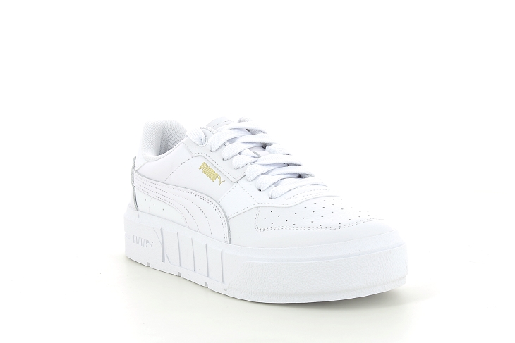 Puma sneakers cali court lth blanc