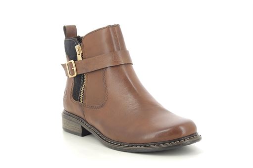 Rieker bottines z 4959 marron