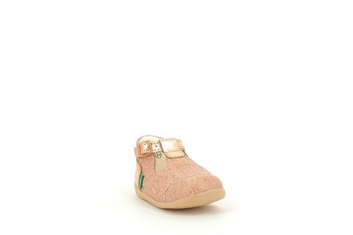 Kickers junior velcro bonbek rose