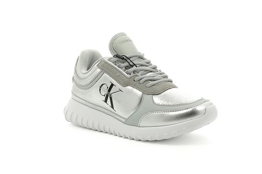 Calvin klein sneakers runner laceup eva argent