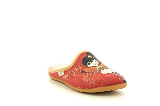 La maison de l espadrille pantoufle 9020 rouge