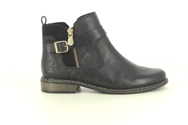 Rieker boots et bottines f z4959 noir