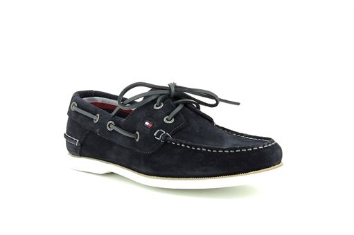 Tommy hilfiger bateaux classic suede boat shoe navy
