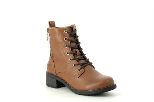 Mustang bottines 1402 502 cognac