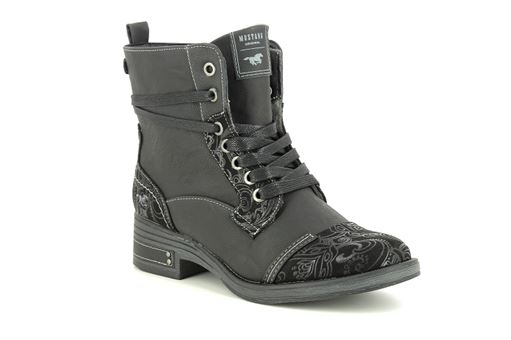 Mustang bottines 1293 501 noir