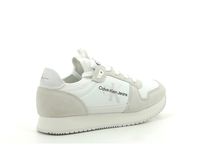 Calvin klein sneakers runner sock laceup blanc7067801_4