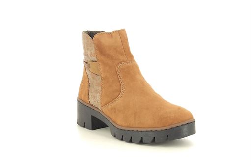 Rieker boots et bottines x5755 marron