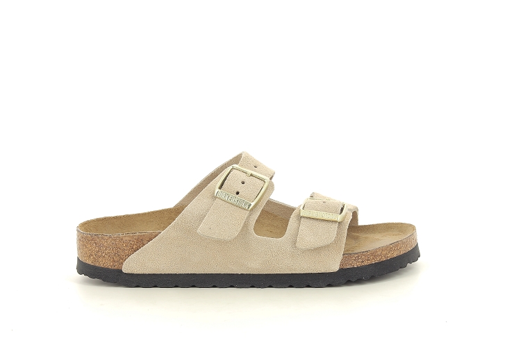 Birkenstock sandales arizona f suede beige