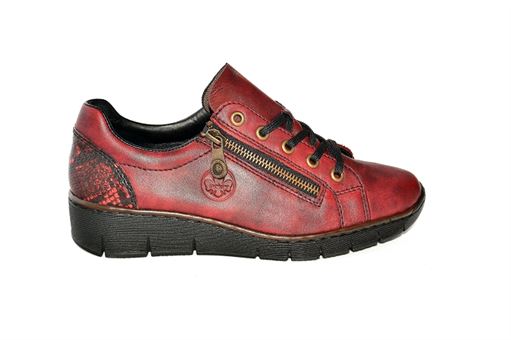 Rieker lacets f 53702 rouge