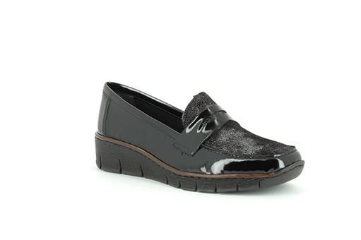 Rieker mocassins f 53732 noir