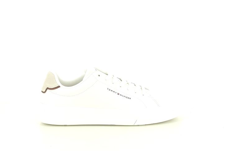Tommy hilfiger baskets et sneakers th court blanc