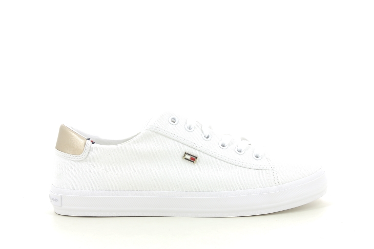 Tommy hilfiger baskets sneakers vulc canvas lace up blanc