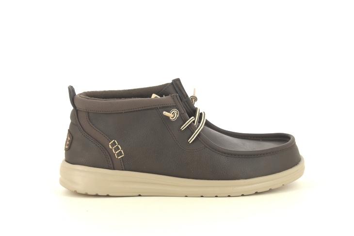 Dude boots et bottines wally mid grip marron