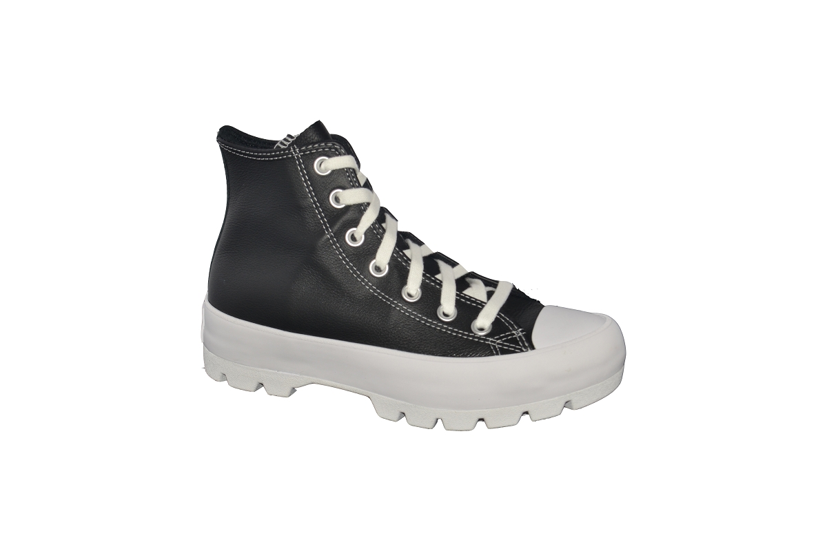 Converse toiles chuck lugged leather noir2040201_1