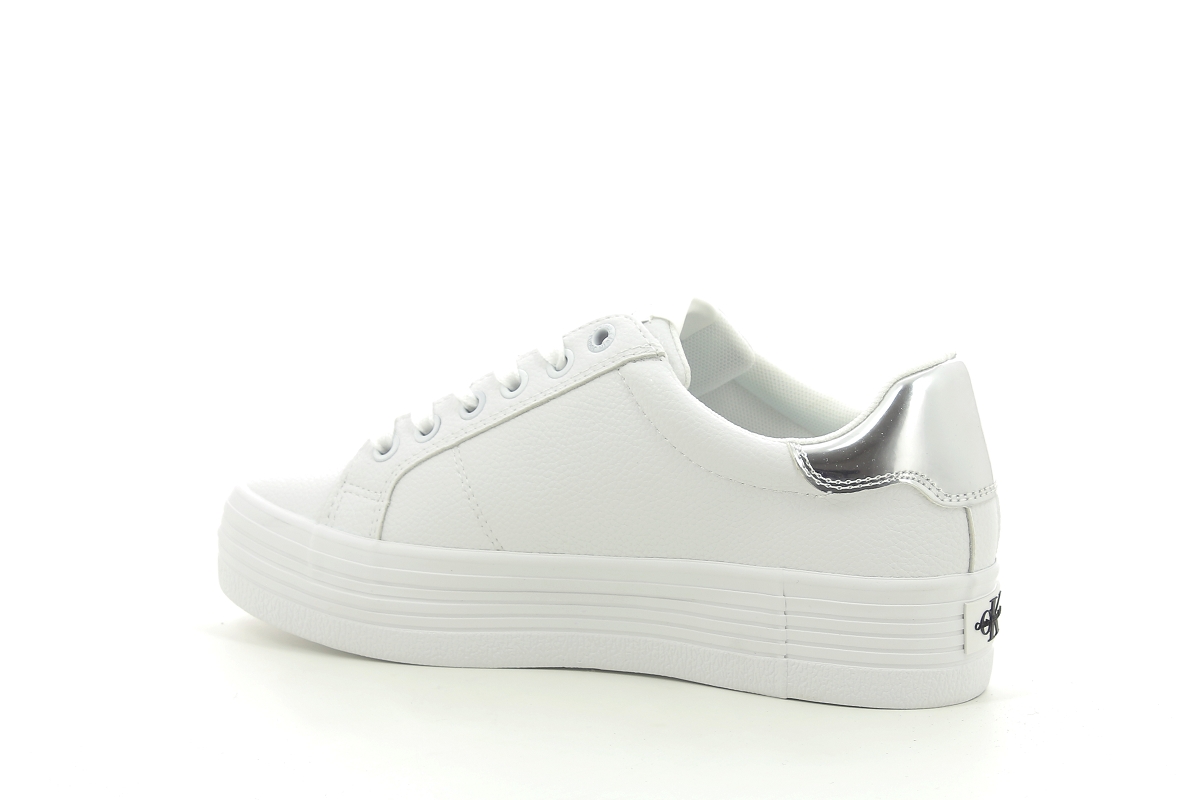 Calvin klein sneakers flatform lace up blanc2242301_3