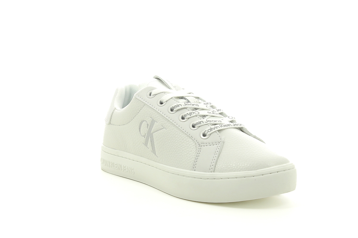Calvin klein sneakers cupsole lace up low lhr blanc2242501_1