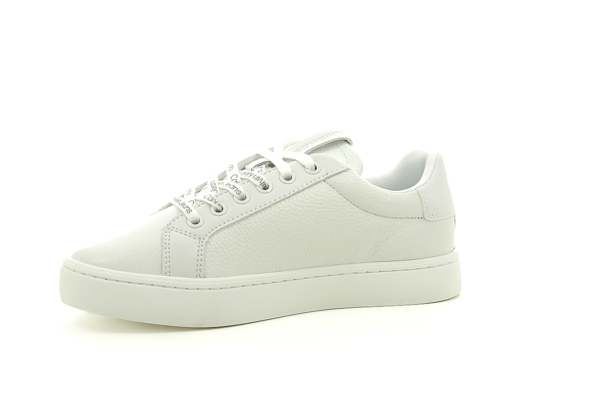 Calvin klein sneakers cupsole lace up low lhr blanc2242501_2