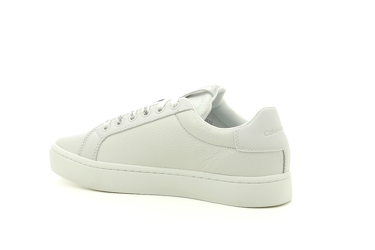 Calvin klein sneakers cupsole lace up low lhr blanc2242501_3