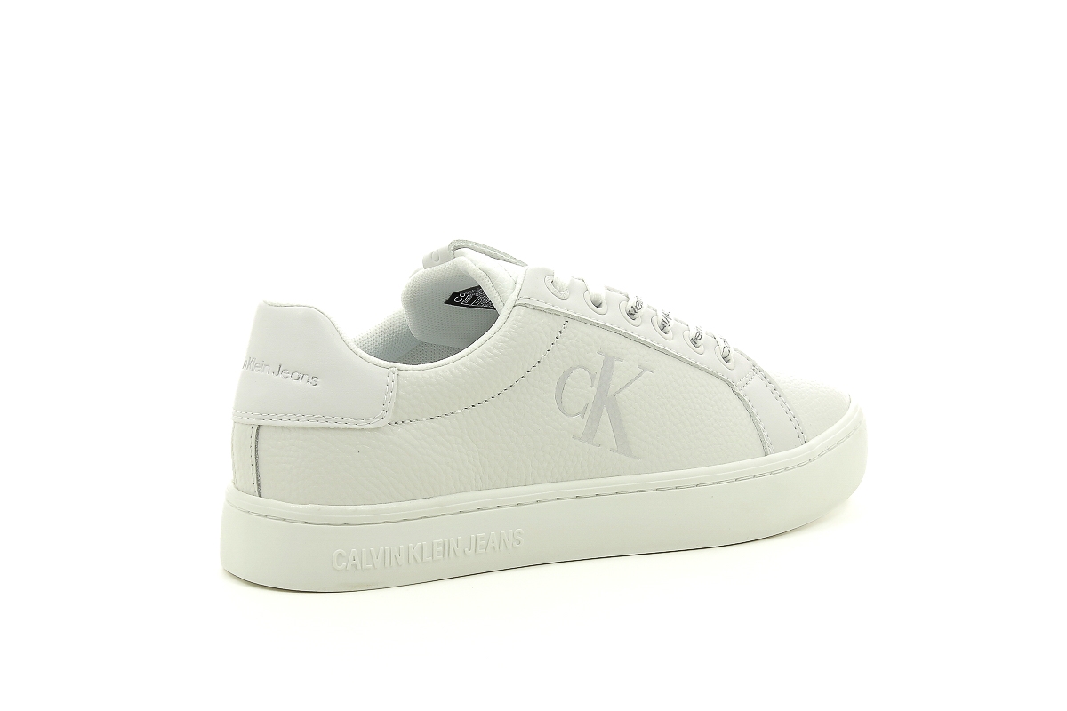 Calvin klein sneakers cupsole lace up low lhr blanc2242501_4