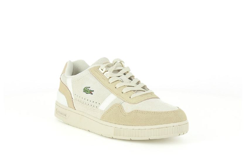 Chaussure lacoste beige sales