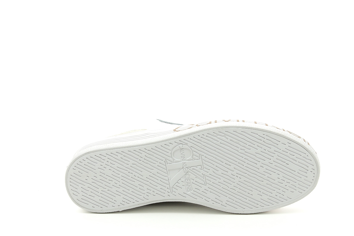 Calvin klein sneakers vulc flatf mid blanc2324301_6