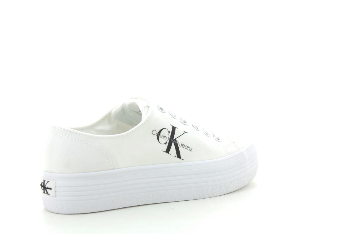 Calvin klein sneakers vulc flatf mono blanc2342202_4