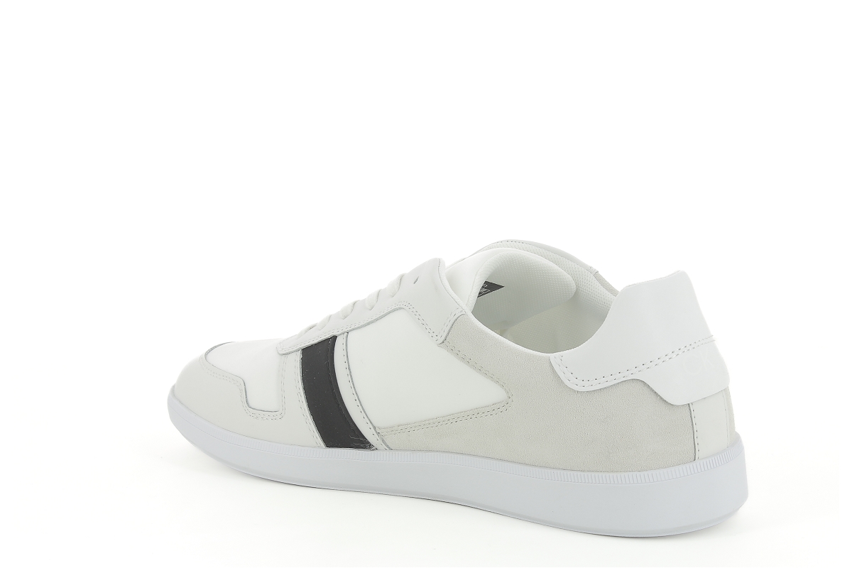 Calvin klein sneakers low top lace up mix blanc2365401_3