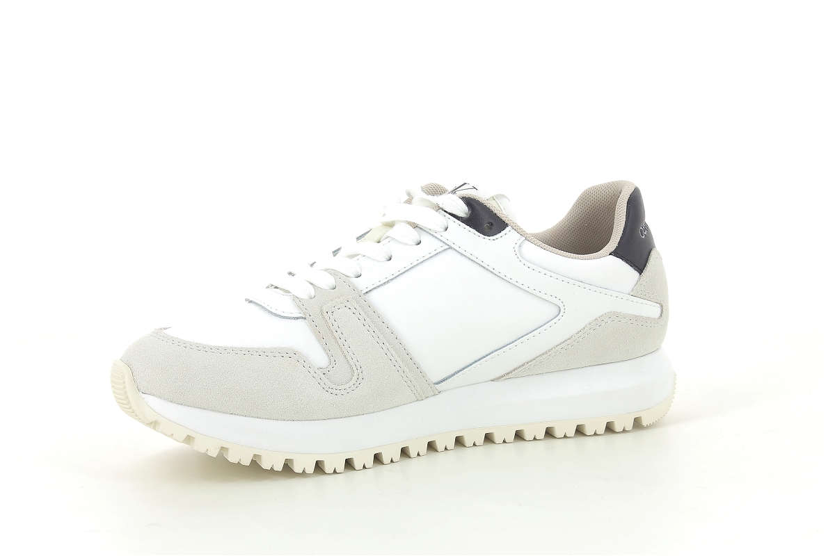 Calvin klein sneakers toothy run lace up blanc2377801_2