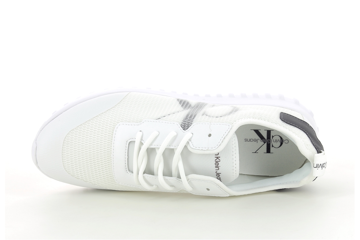 Calvin klein sneakers sporty runner eva blanc2384802_5