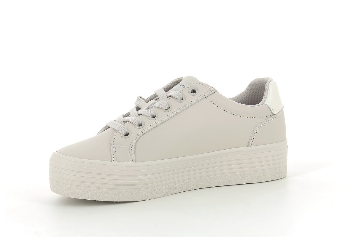 Calvin klein sneakers vulc flatform laceup leather pearl sand2385601_2