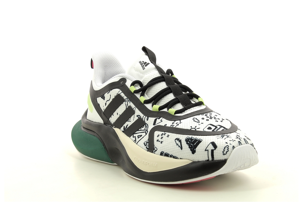 Adidas sneakers alpha bounce plus blanc2408501_1