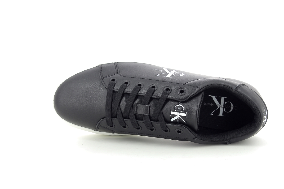 Calvin klein sneakers cupsole lace up low lth noir4079101_5