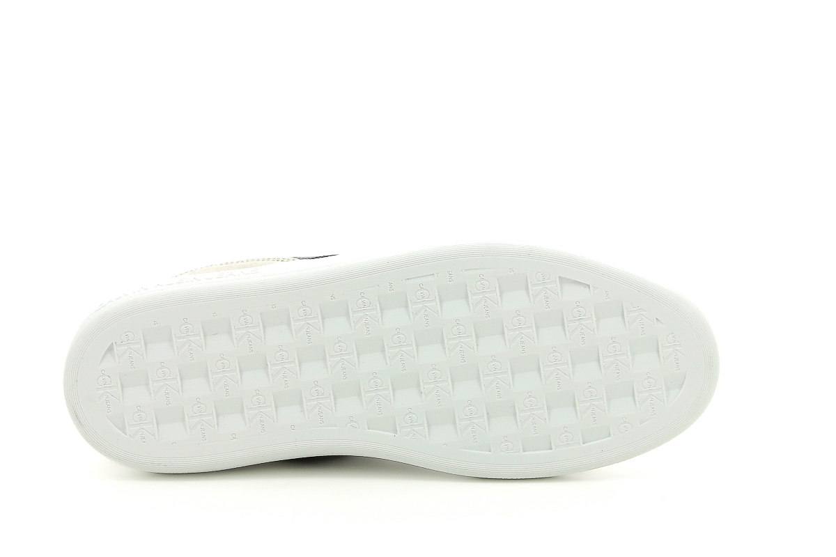 Calvin klein sneakers cupsole lace up low su blanc4079201_6