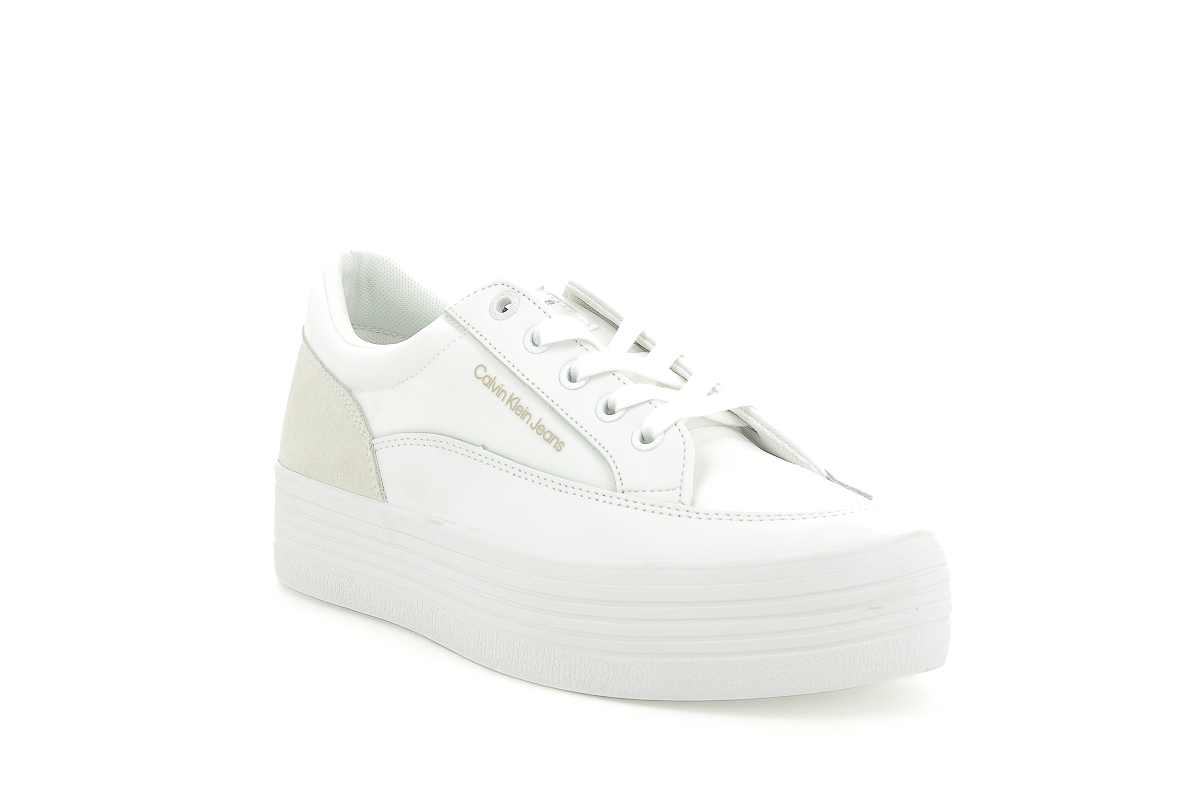 Calvin klein sneakers vulc flat low blanc7068201_1