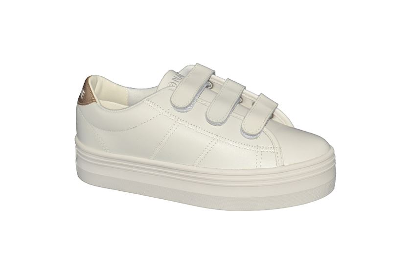 No name plato cuir blanc online